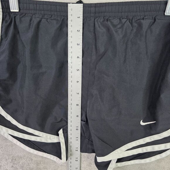 Womens Nike Dri-Fit Black Athletic Running Shorts Polyester 4" Inseam Size XS - Picture 6 of 12